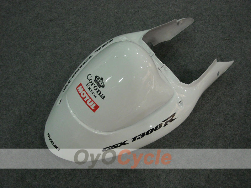 Injection Fairing kit for 99-07 GSXR1300 Hayabusa - White, Black - Corona #OYO87902880