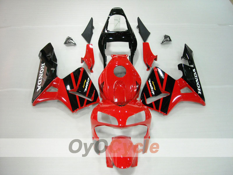 Injection Fairing kit for 03-04 CBR600RR - Red, Black - Factory Style #OYO87902547