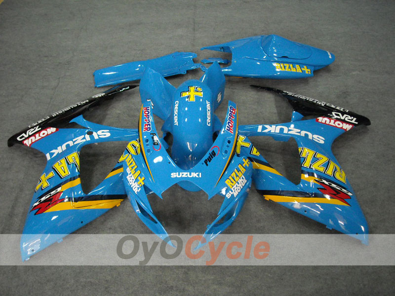 Injection Fairing kit for 06-07 GSX R750 - Blue - Rizla+ #OYO87901354