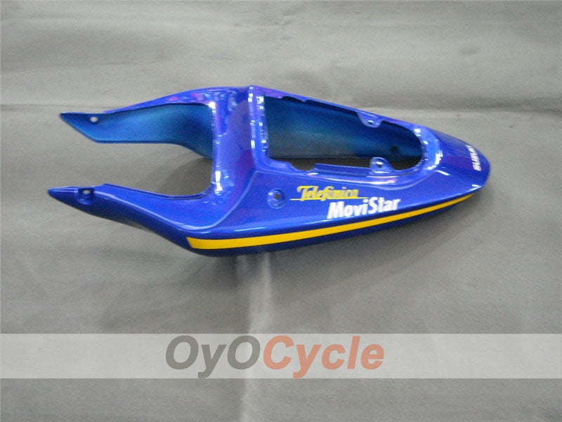 Injection Fairing kit for 00-02 GSX R1000 - Red, Blue - Movistar #OYO87901739