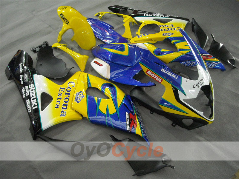 Injection Fairing kit for 05-06 GSX R1000 - Yellow, Blue - Corona #OYO87901939 Secondary image