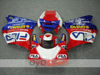 Injection Fairing kit for 99-02 Ducati 996 - Red, Blue - FILA #OYO87902217