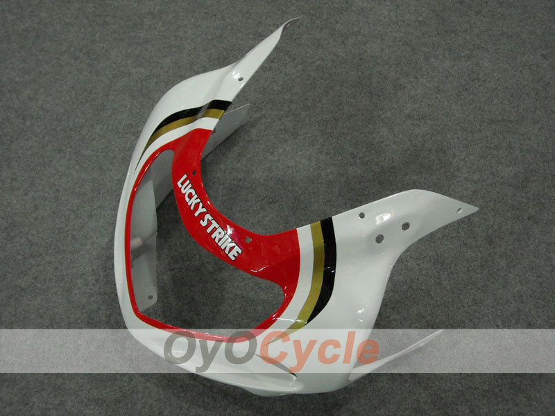 Injection Fairing kit for 00-03 GSX R750 - Red, White - Lucky Strike #OYO87901058