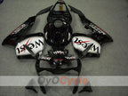 Injection Fairing kit for 03-04 CBR600RR - White, Black - West #OYO87902557