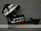 Injection Fairing kit for 03-04 CBR600RR - White, Black - West #OYO87902557