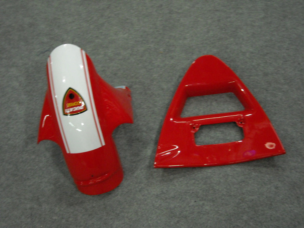 Injection Fairing kit for 99-02 Ducati 996 - Red, White - INFO STRADA #OYO87902219