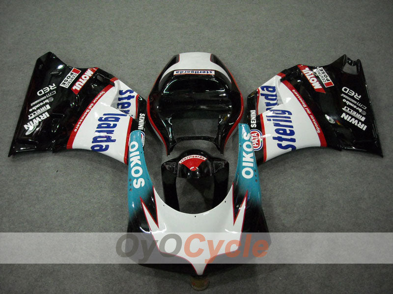 Injection Fairing kit for 99-02 Ducati 996 - White, Black - Sterilgarda #OYO87902233