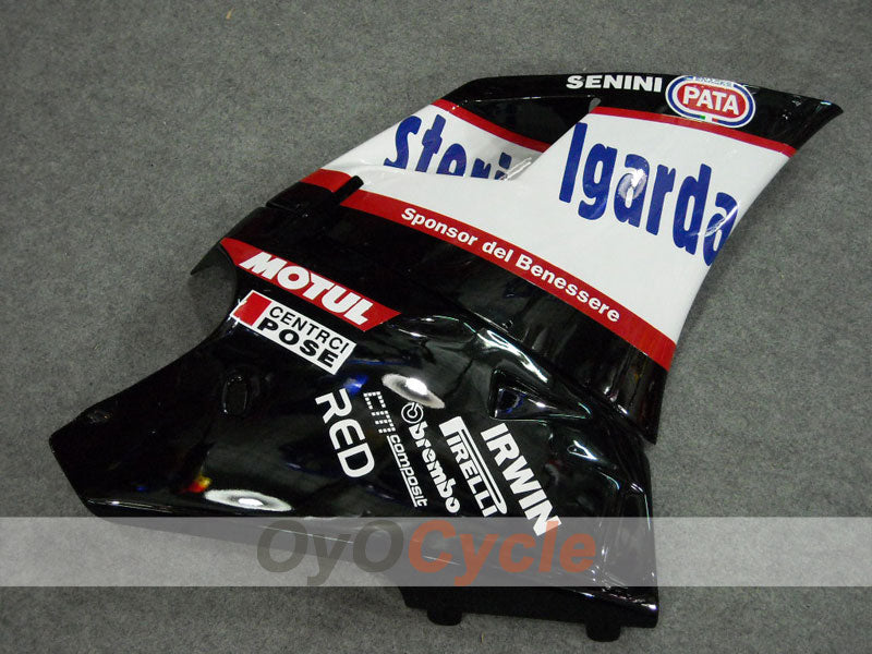 Injection Fairing kit for 99-02 Ducati 996 - White, Black - Sterilgarda #OYO87902233