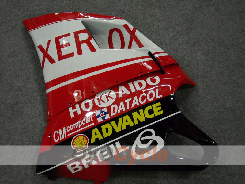 Injection Fairing kit for 99-02 Ducati 996 - Red, White - Xerox #OYO87902236