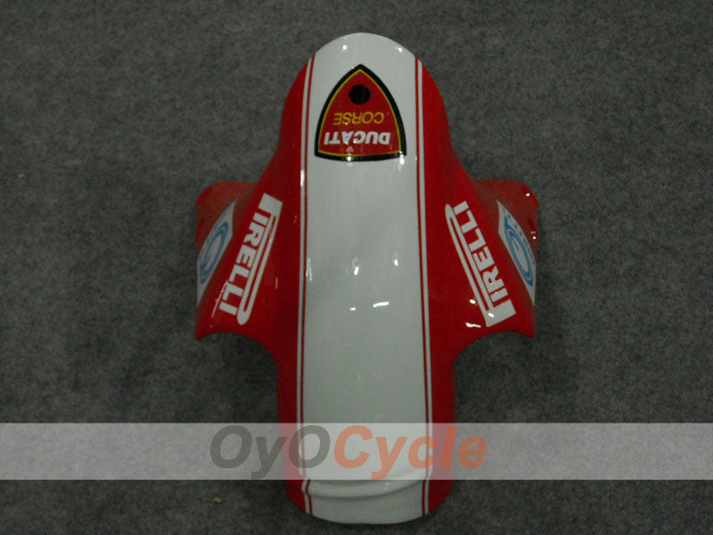 Injection Fairing kit for 99-02 Ducati 996 - Red, White - Xerox #OYO87902236
