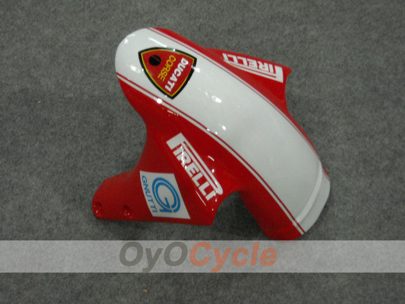 Injection Fairing kit for 99-02 Ducati 996 - Red, White - Xerox #OYO87902236