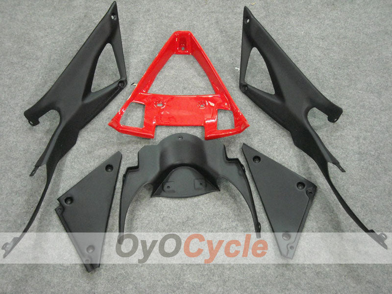 Injection Fairing kit for 08-13 Ducati 848 - Red, Black - Alice #OYO87902174
