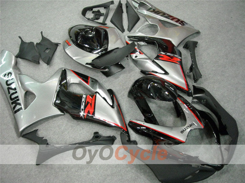 Injection Fairing kit for 05-06 GSX R1000 - Black, Silver - Factory Style #OYO87901994 Secondary image