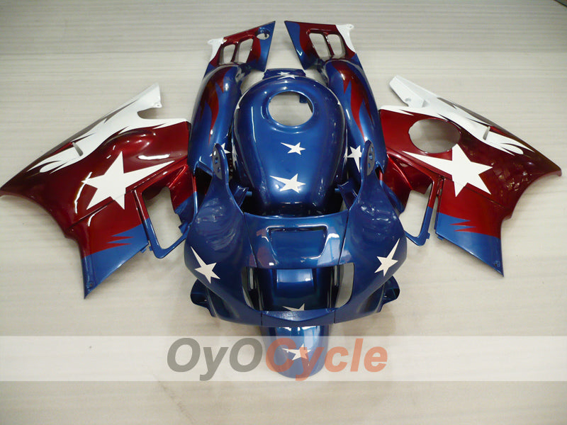 Fairing kit for 91-94 Honda CBR600 F2 - Red, Blue - Factory Style #OYO87903072
