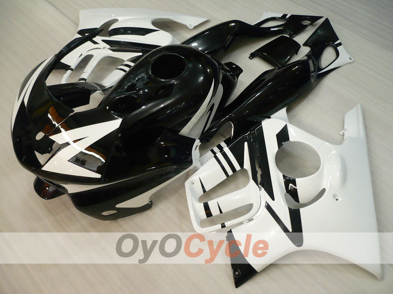 Injection Fairing kit for 97-98 CBR600F3 - White, Black - Factory Style #OYO87900058