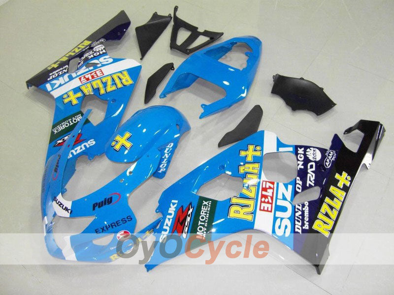 Injection Fairing kit for 04-05 GSX R750 - Blue, Black - Rizla+ #OYO87901231 Main image