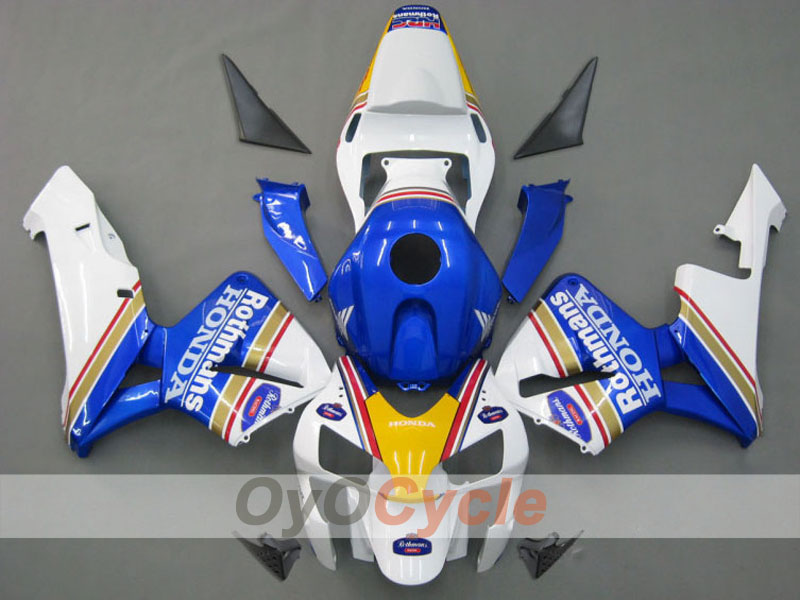 Injection Fairing kit for 03-04 CBR600RR - Blue, White - Rothmans #OYO87902554 Main image