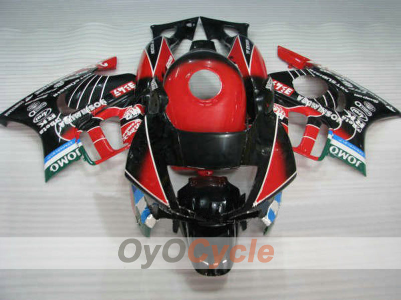 Fairing kit for 91-94 Honda CBR600 F2 - Red, Black - JOMO #OYO87903064