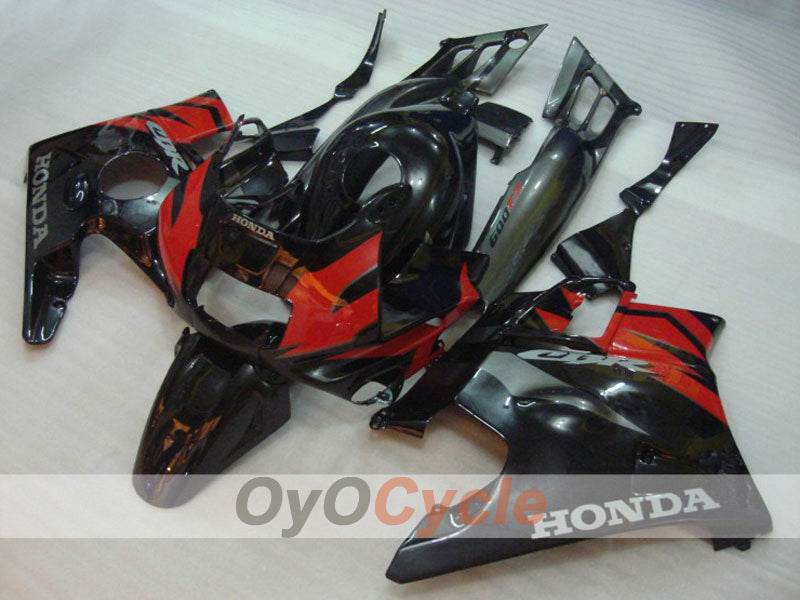 Fairing kit for 91-94 Honda CBR600 F2 - Red, Black - Factory Style #OYO87903067