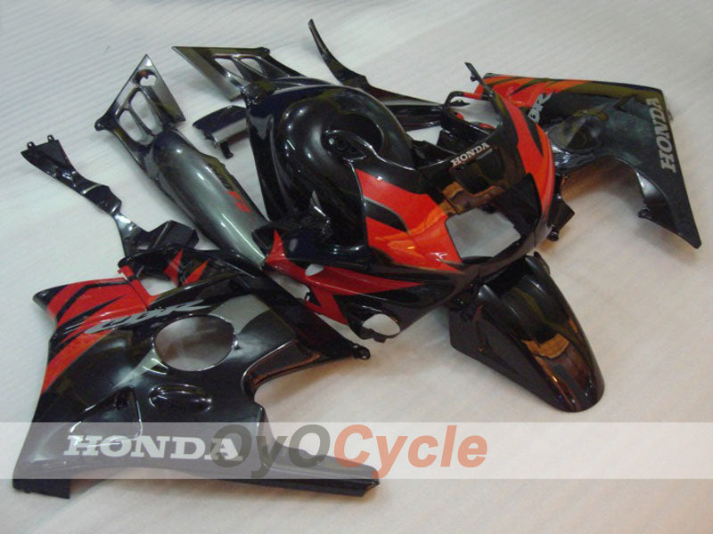 Fairing kit for 91-94 Honda CBR600 F2 - Red, Black - Factory Style #OYO87903067 Main image