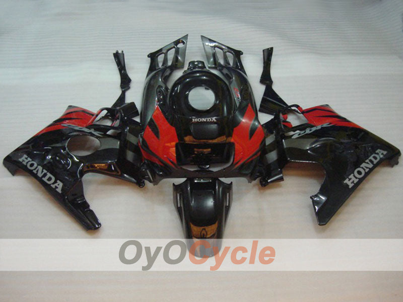 Fairing kit for 91-94 Honda CBR600 F2 - Red, Black - Factory Style #OYO87903067