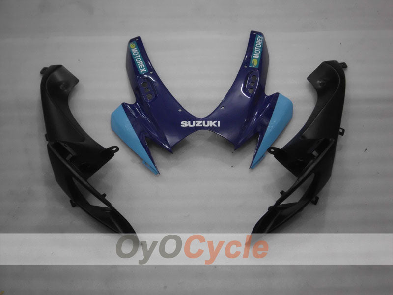 Injection Fairing kit for 06-07 GSX R750 - Blue, Black - DUNLOP #OYO87901280