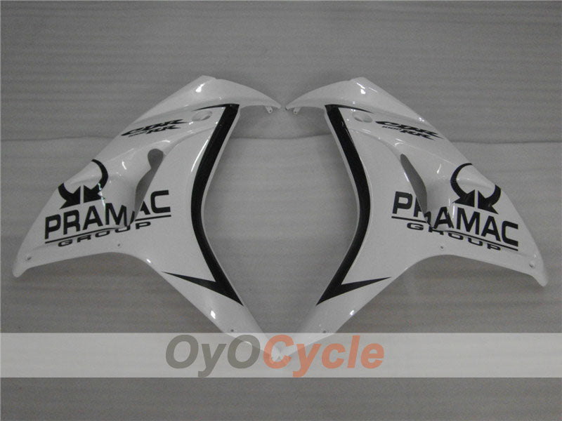Injection Fairing kit for 06-07 CBR1000RR - White, Black - PRAMAC #OYO87900635