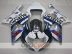 Injection Fairing kit for 00-02 GSX R1000 - Blue, White - DUNLOP #OYO87905182