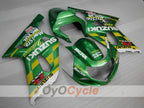 Injection Fairing kit for 01-03 GSX R600 - Green - Movistar #OYO87905088