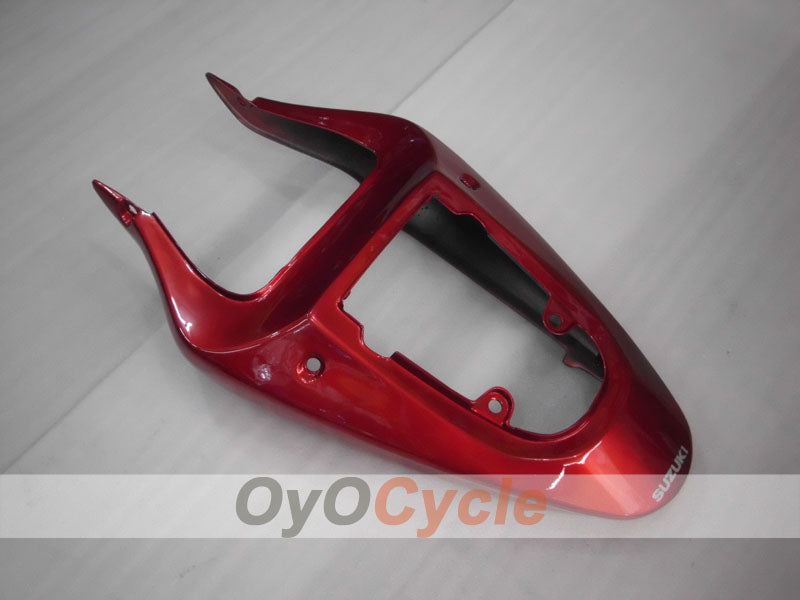 Injection Fairing kit for 00-03 GSX R750 - Red, Black - Factory Style #OYO87901071