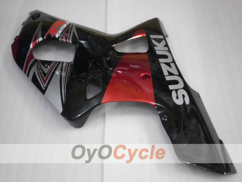 Injection Fairing kit for 00-03 GSX R750 - Red, Black - Factory Style #OYO87901071 Secondary image