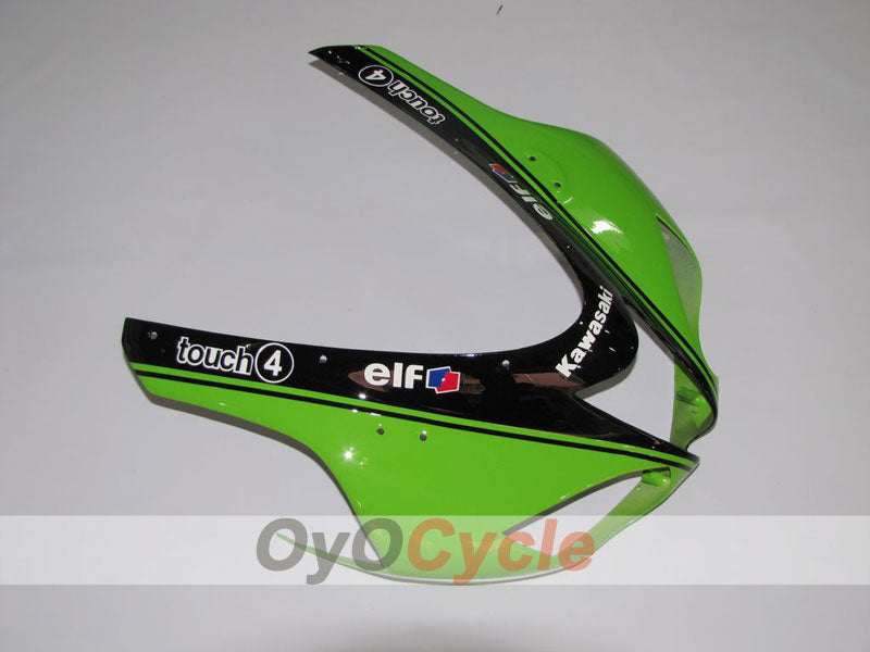 Injection Fairing kit for 07-08 NINJA ZX-6R - Green, Black - Monster #OYO87901950