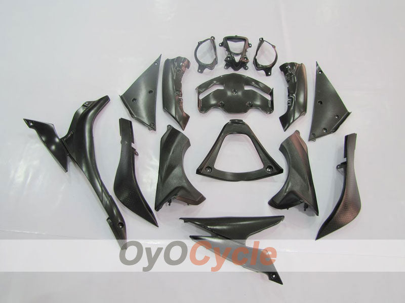 Injection Fairing kit for 07-08 NINJA ZX-6R - Red, Black - Flame #OYO87901934