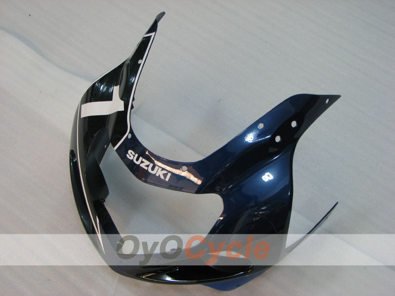 Injection Fairing kit for 00-03 GSX R750 - Blue, White - DUNLOP #OYO87905146