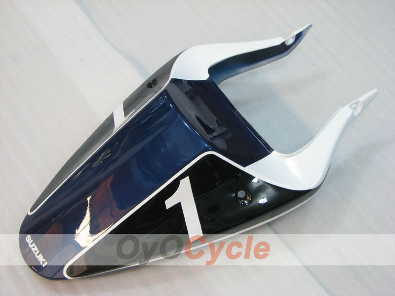 Injection Fairing kit for 00-03 GSX R750 - Blue, White - DUNLOP #OYO87905146