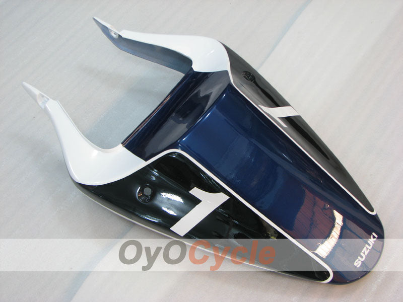 Injection Fairing kit for 00-02 GSX R1000 - Blue, White - DUNLOP #OYO87905192