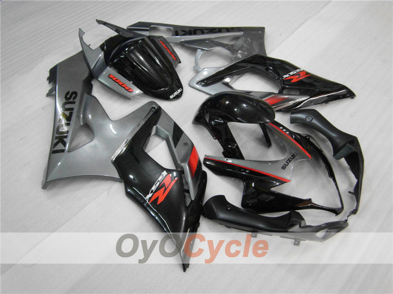 Injection Fairing kit for 05-06 GSX R1000 - Black, Silver - Factory Style #OYO87901980
