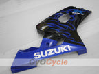 Injection Fairing kit for 04-05 GSXR600 - Blue, Black - Flame #OYO87901178