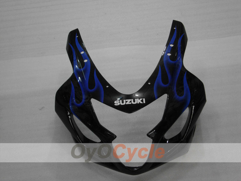 Injection Fairing kit for 04-05 GSX R750 - Blue, Black - Flame #OYO87901250