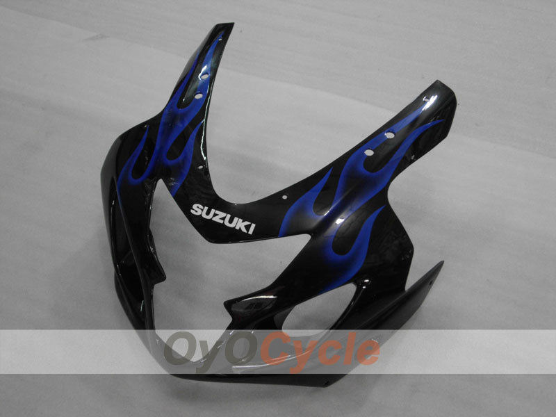 Injection Fairing kit for 04-05 GSX R750 - Blue, Black - Flame #OYO87901250