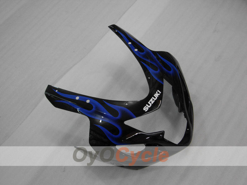 Injection Fairing kit for 04-05 GSXR600 - Blue, Black - Flame #OYO87901178