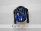 Injection Fairing kit for 04-05 GSX R750 - Blue, Black - Flame #OYO87901250