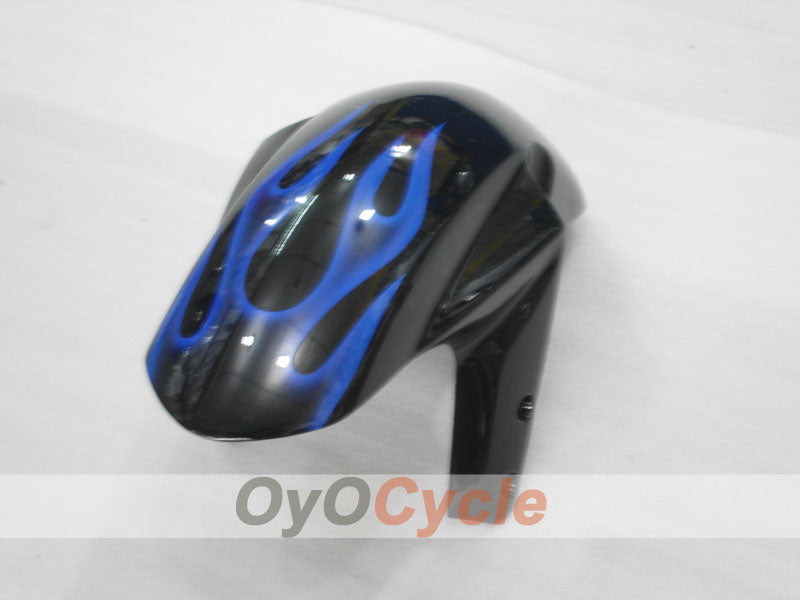 Injection Fairing kit for 04-05 GSXR600 - Blue, Black - Flame #OYO87901178