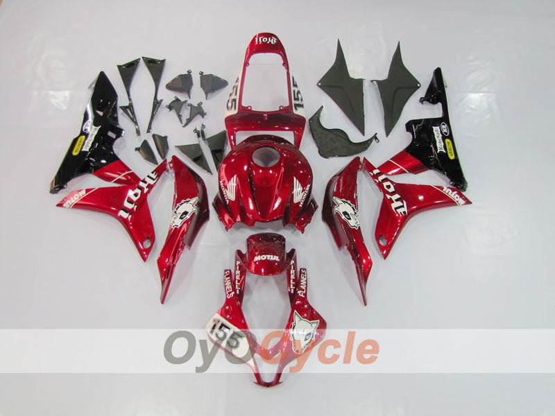Injection Fairing kit for 07-08 CBR600RR - Red, Black - Factory Style #OYO87900390