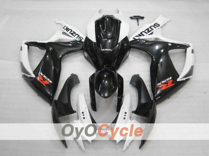 Injection Fairing kit for 06-07 GSX R750 - White, Black - Factory Style #OYO87901313 Secondary image