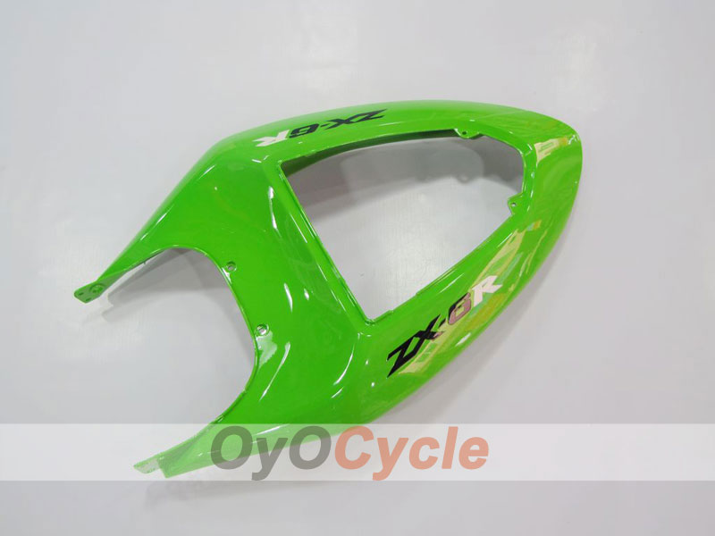 Injection Fairing kit for 05-06 NINJA ZX-6R - Green, Black - Factory Style #OYO87901847