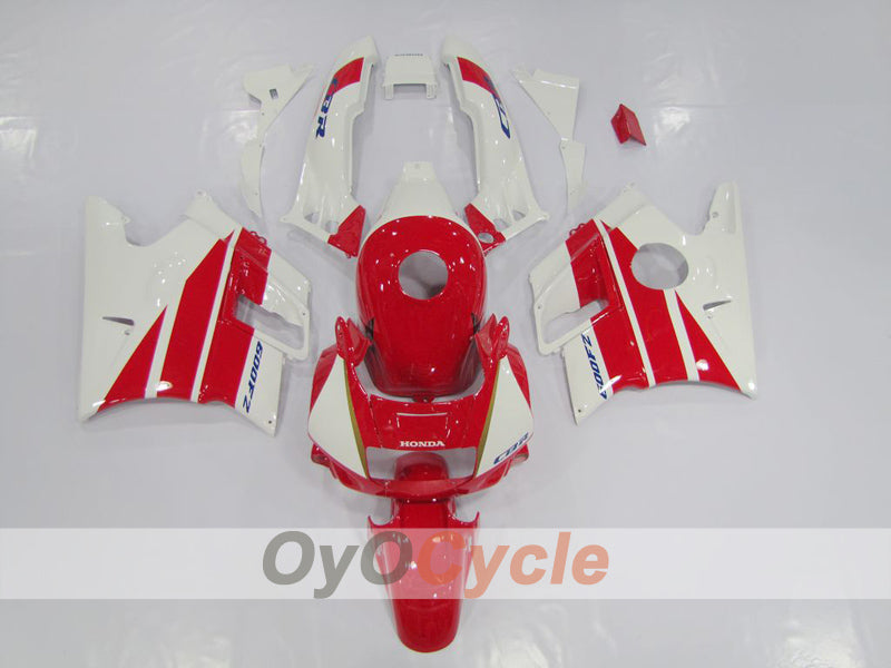 Fairing kit for 91-94 Honda CBR600 F2 - Red, White - Factory Style #OYO87903056