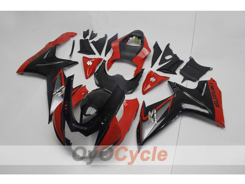 Injection Fairing kit for 11-26 GSX R600 - Orange, Black - Factory Style #OYO87903222