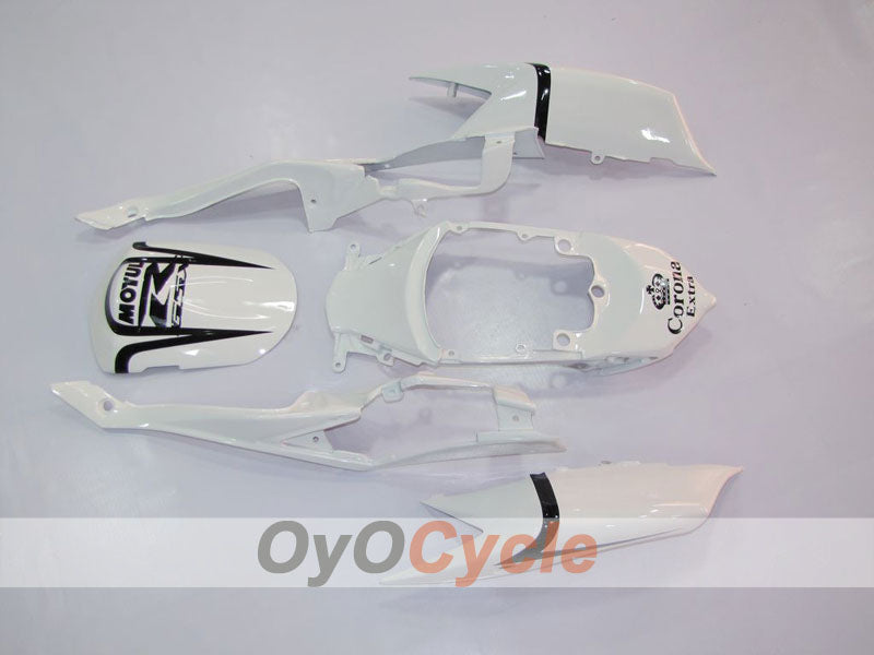 Injection Fairing kit for 08-10 GSX R750 - White, Black - Corona #OYO87901377