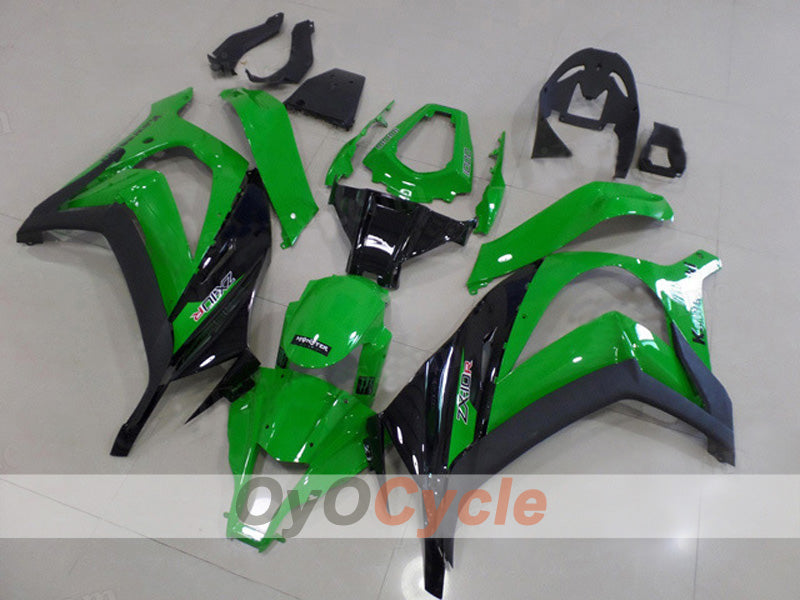 Injection Fairing kit for 11-15 NINJA ZX-10R - Green, Black - Factory Style #OYO87903134 Main image